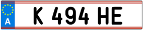 Truck License Plate